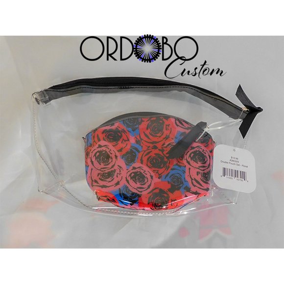 NWT Clear Makeup Travel Bag with Mini Pouch - Picture 2 of 3